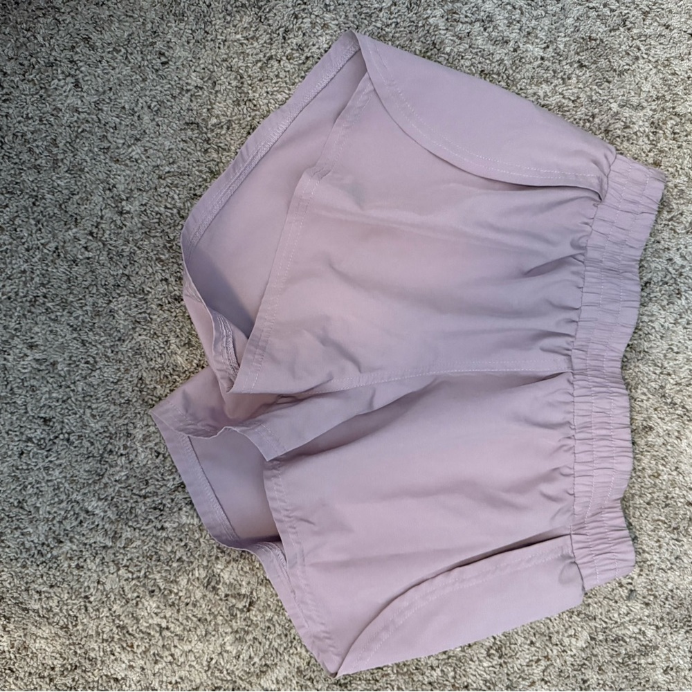 Women's Athletic Shorts in Light Purple